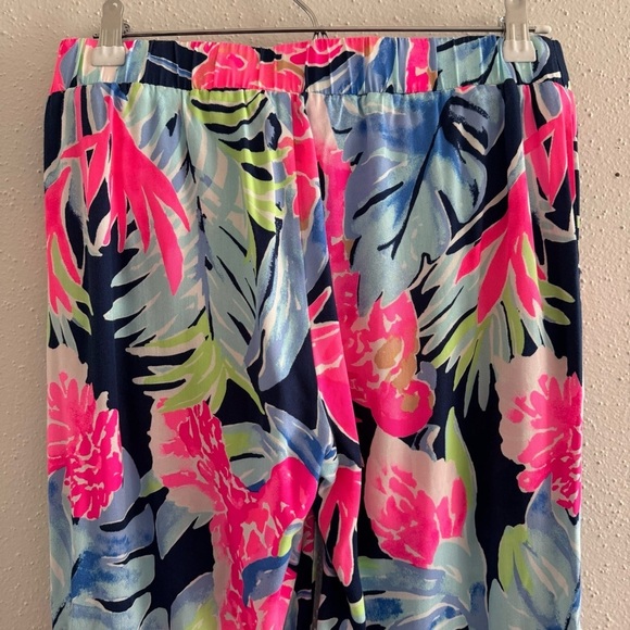 Lilly Pulitzer Madeira Floral Print Pants Size 4 - Picture 9 of 10